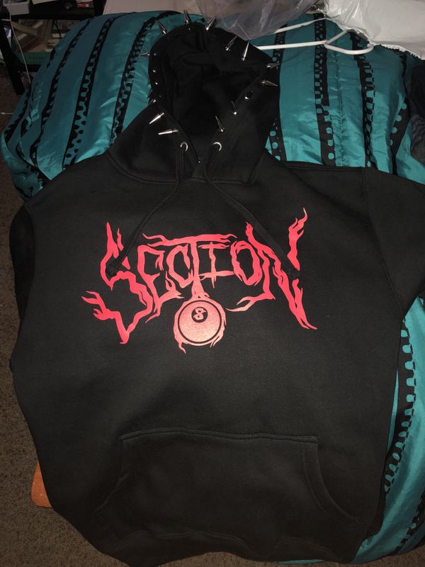 section 8 hoodie with spikes