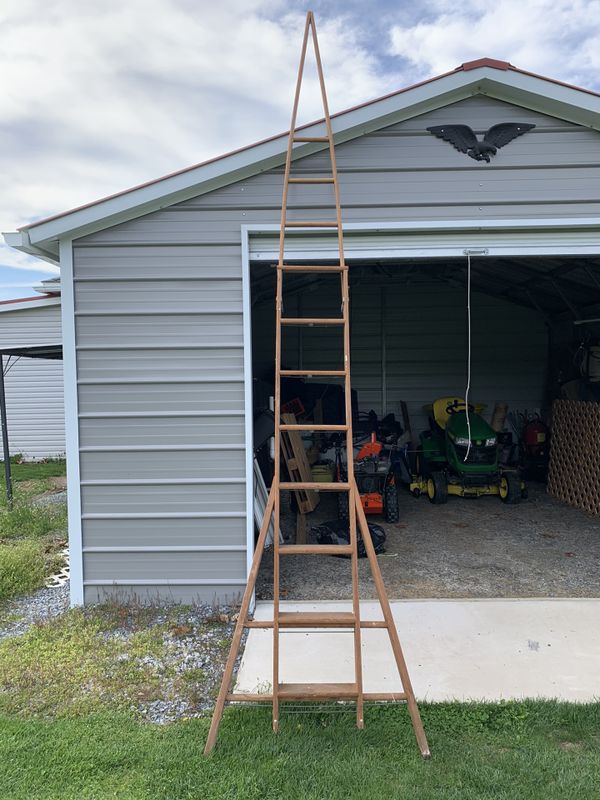 Columbia Wooden Orchard Ladder for Sale in Blandon, PA OfferUp