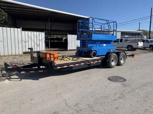 26’ scissor lift and 22’ tilt trailer for Sale in Humble, TX - OfferUp