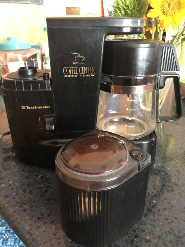 Toastmaster electric coffee maker with attached coffee grinder for Sale