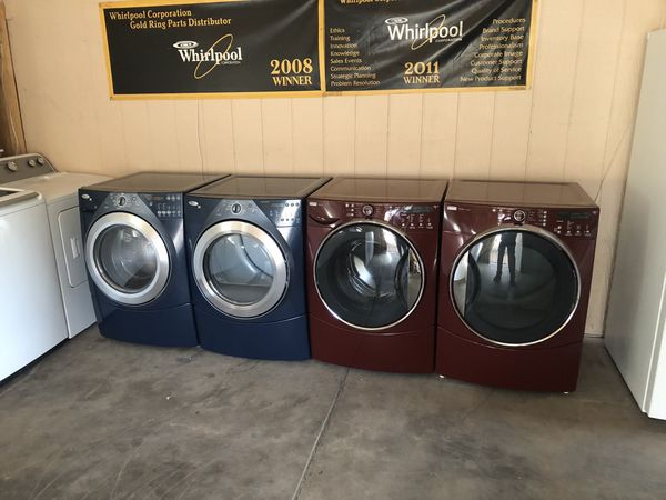 Washer and dryer electric kenmore elite he5t super capacity plus whit