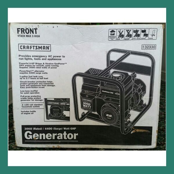 Craftsman Portable Generator 3000 Watt NEW IN BOX for Sale in Los