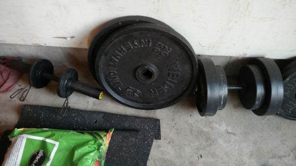 Weider Pro 408 Weight Bench With Weights For Sale In Indianapolis