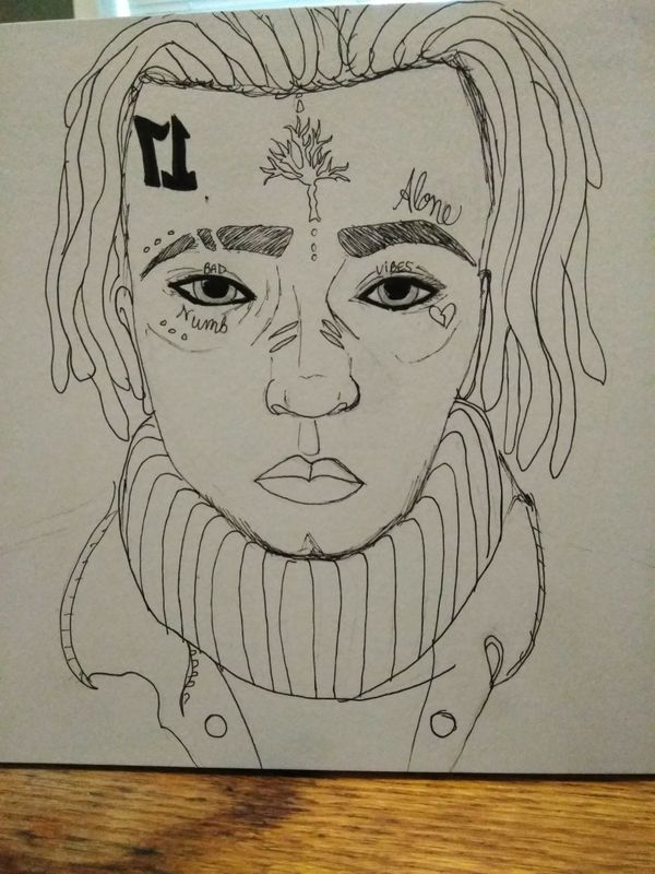 Xxxtentacion marker drawing for Sale in San Antonio, TX - OfferUp