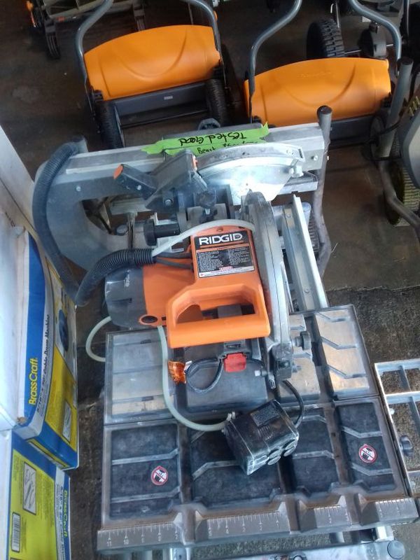 Ridgid the Beast wet tile saw 10 inch 15 amp for Sale in Phoenix, AZ