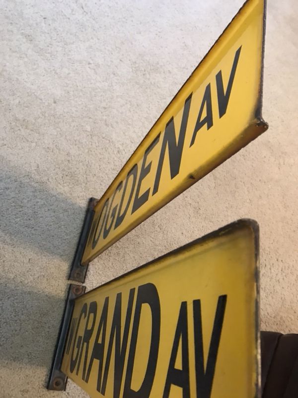 Vintage Original 50s60s Chicago Street Signs for Sale in Plainfield