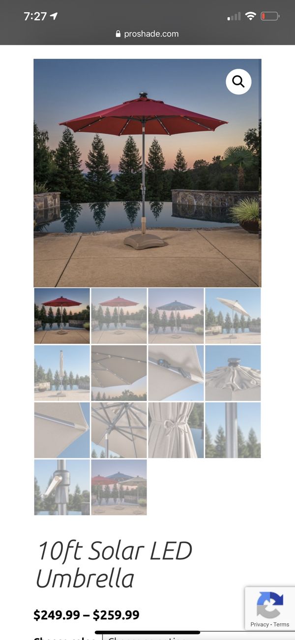 proshade umbrella led