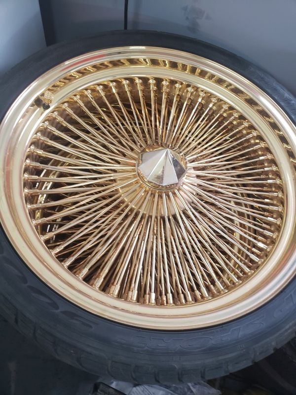 22 inch Gold Spoke wheels for Sale in Oak Lawn, IL - OfferUp