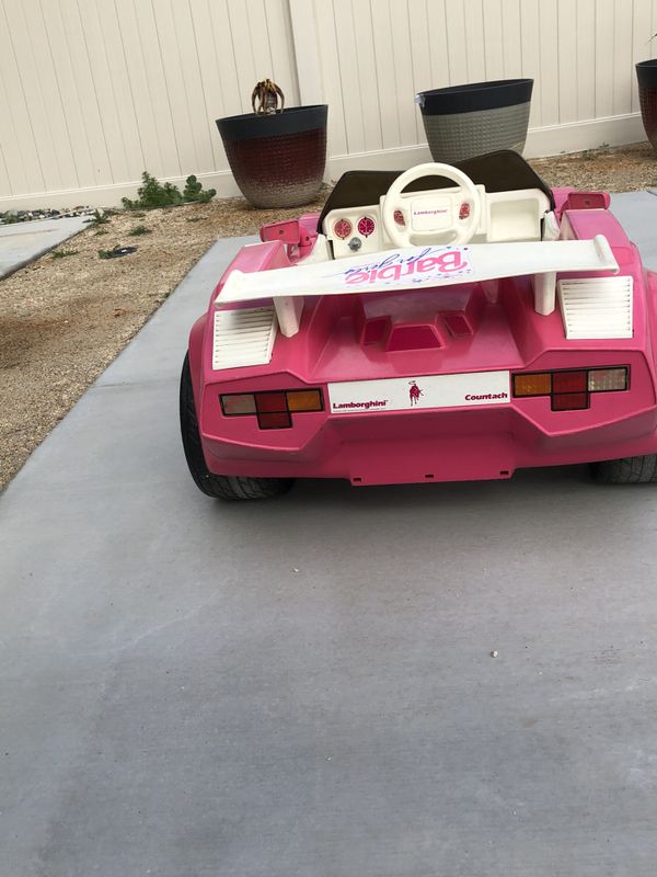 Power wheels Barbie countach w/ battery and charger for