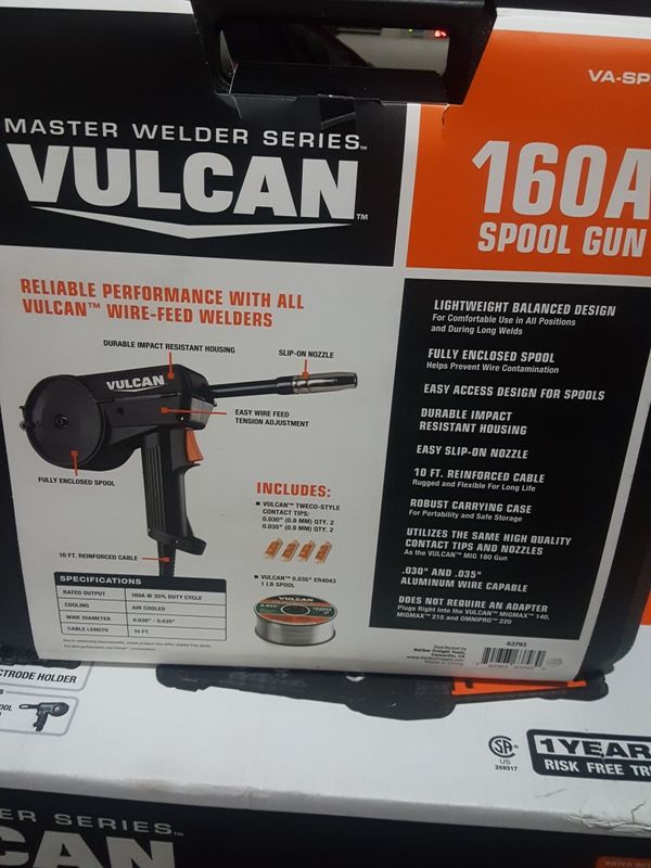 vulcan spool gun 160A for Sale in Fresno, CA OfferUp