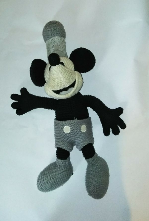 steamboat willie knit plush