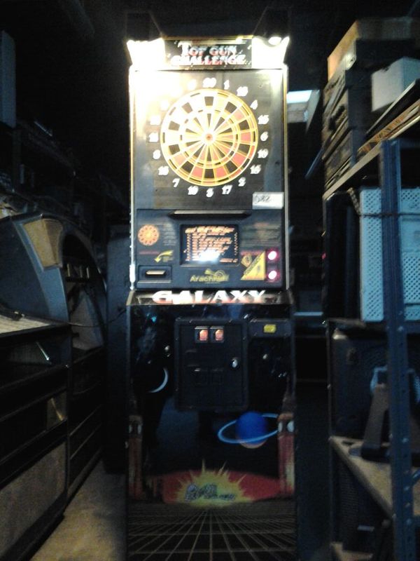 Arachnid Galaxy Top Gun Challenge electronic dart board 799 for Sale