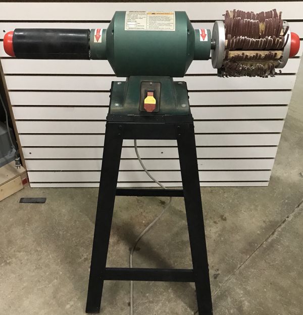 Grizzly Drum / Flap Sander with stand and extras for Sale in Cuyahoga