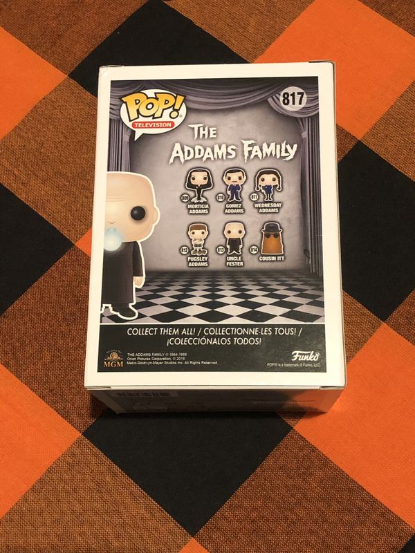 funko pop uncle fester with lightbulb