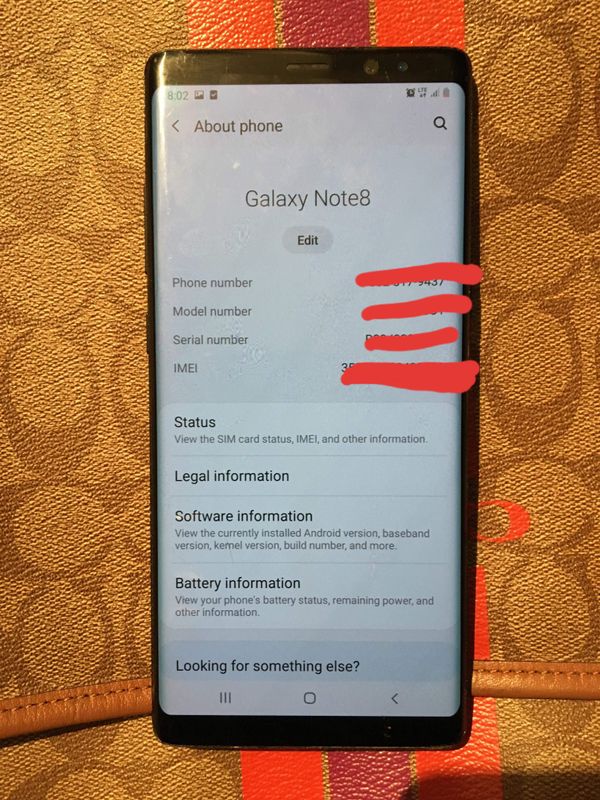galaxy note 8 for sale ebay