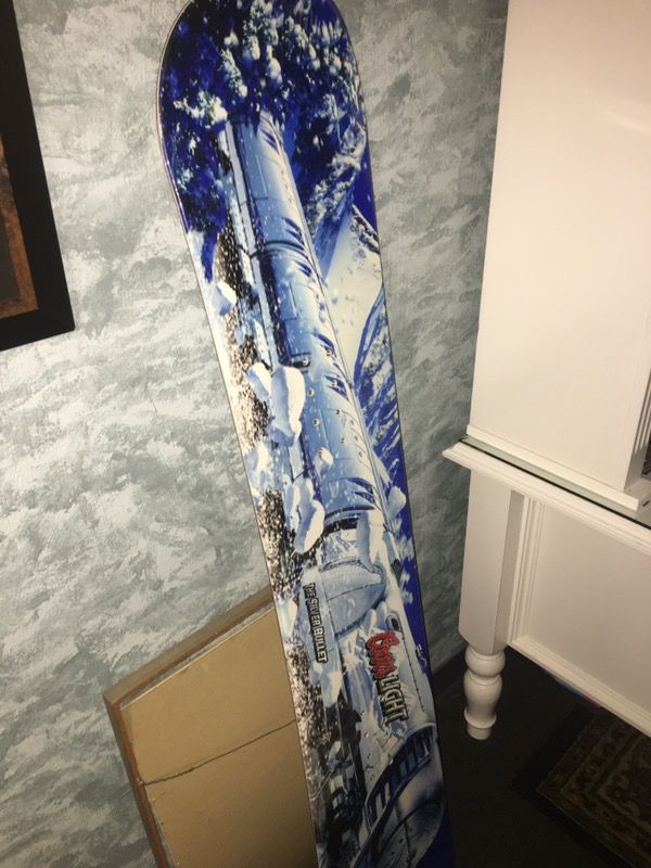 Coors Light silver bullet snowboard! 2017 new! 5ft for Sale in