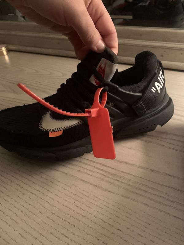 off white nike red tag