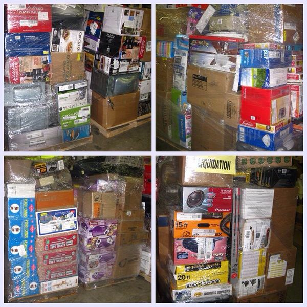 Unprocessed Walmart pallets all shrinkwrapped, 150600 each! Weekly