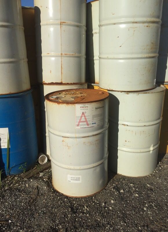 Used 55 gallon drum’s good for storage or burn barrels for Sale in