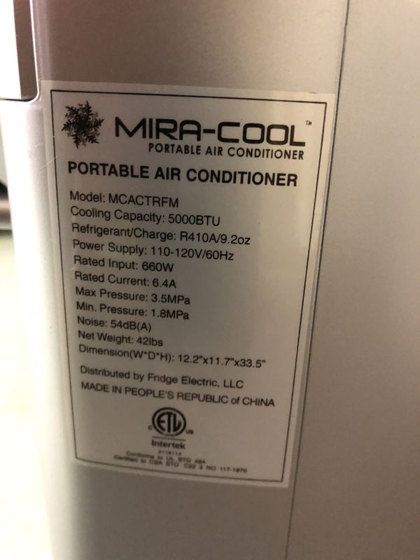 New MiraCool portable Air Conditioning unit for Sale in Greenwood, IN