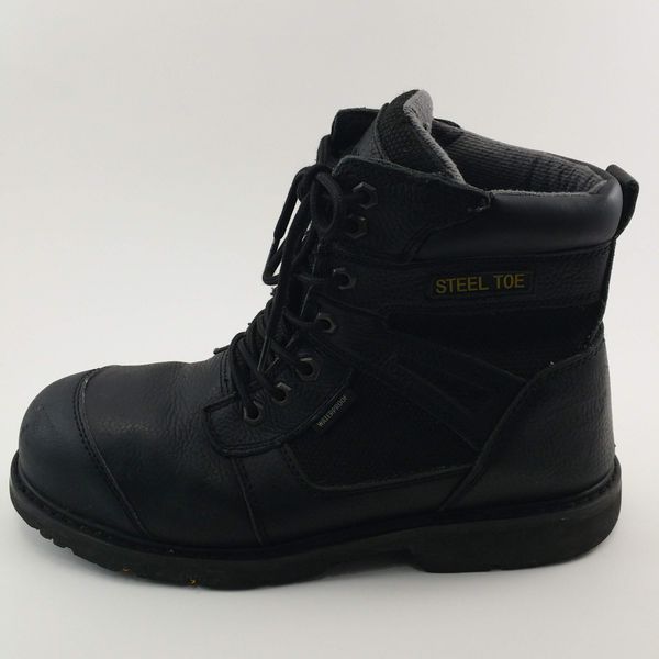 Steel Toe Men's Size 13 Work Boots Black ASTM F2413-11 Leather Uppers ...