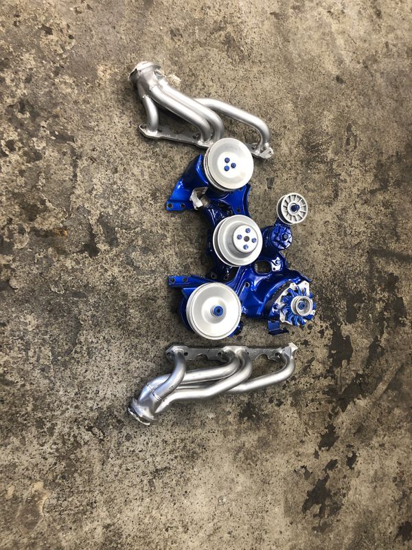 Chevy 350 serpentine belt setup for any small block or big block chevy