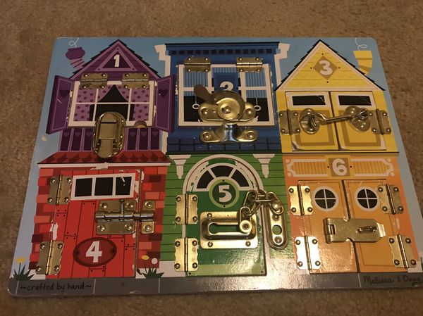 melissa and doug lock toy