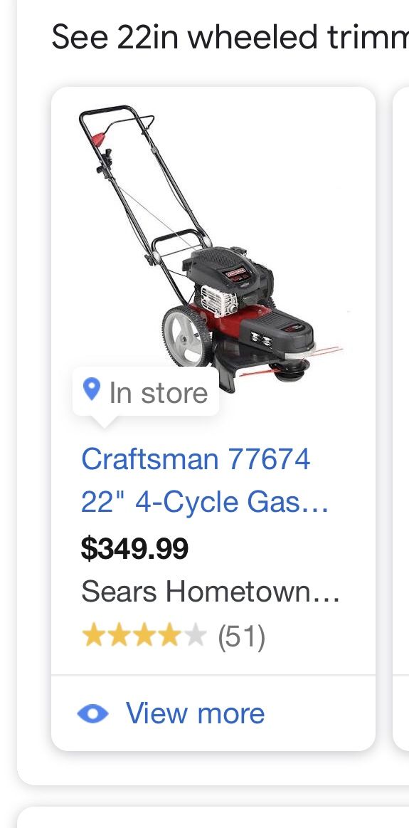 Craftsman 22inch wheeled trimmer for Sale in Cleveland, OH - OfferUp