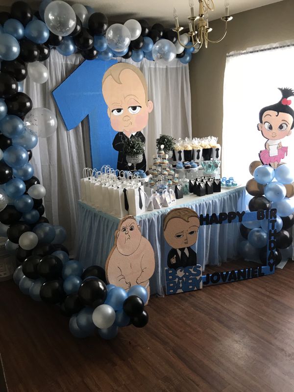 Boss baby party decorations birthday boy for Sale in Tampa, FL OfferUp