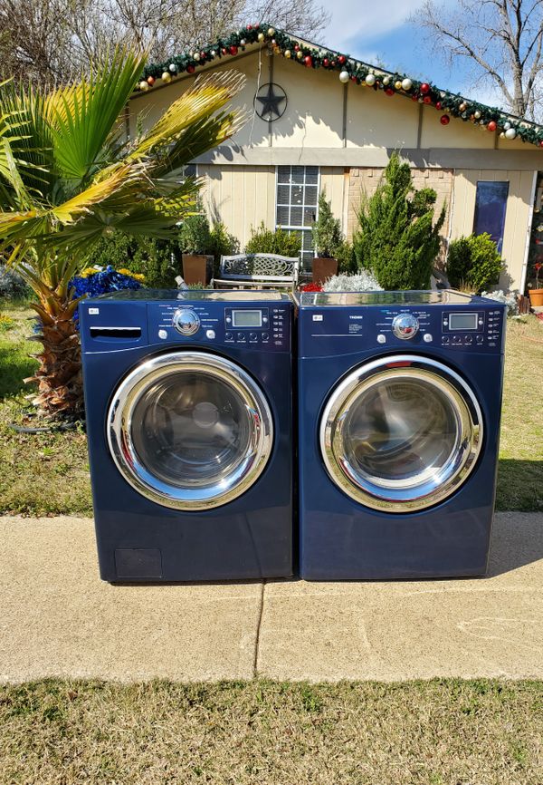 SUPER PRETTY BLUE LG WASHER AND DRYER SET for Sale in Arlington, TX ...