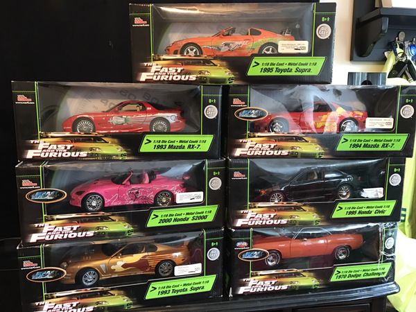 fast and furious 1 18 diecast cars