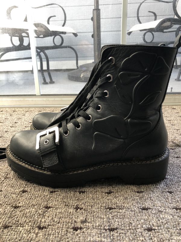 zara beige combat boots