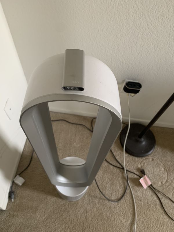 dyson am11 pure cool purifier tower fan white silver new