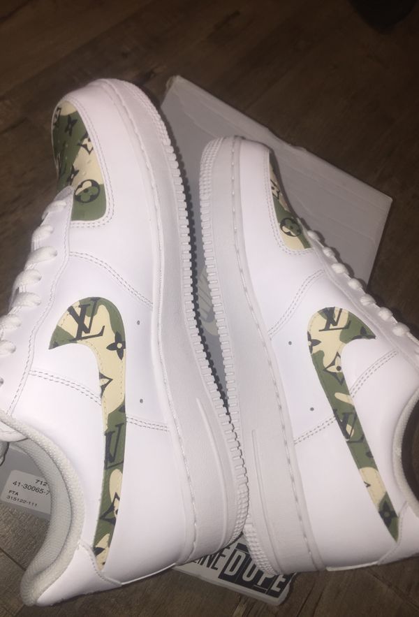 air force 1 camo denim