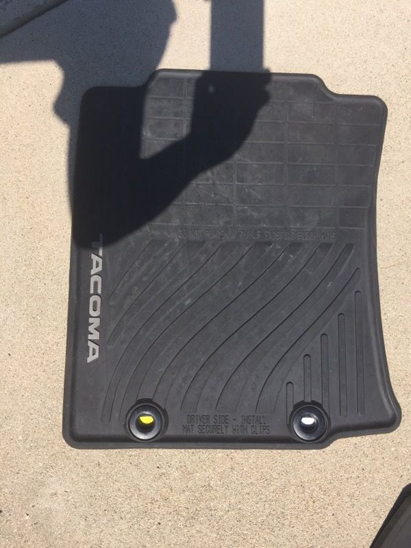 OEM Toyota Double Cab Rubber Floor Mats for Sale in Burbank, CA