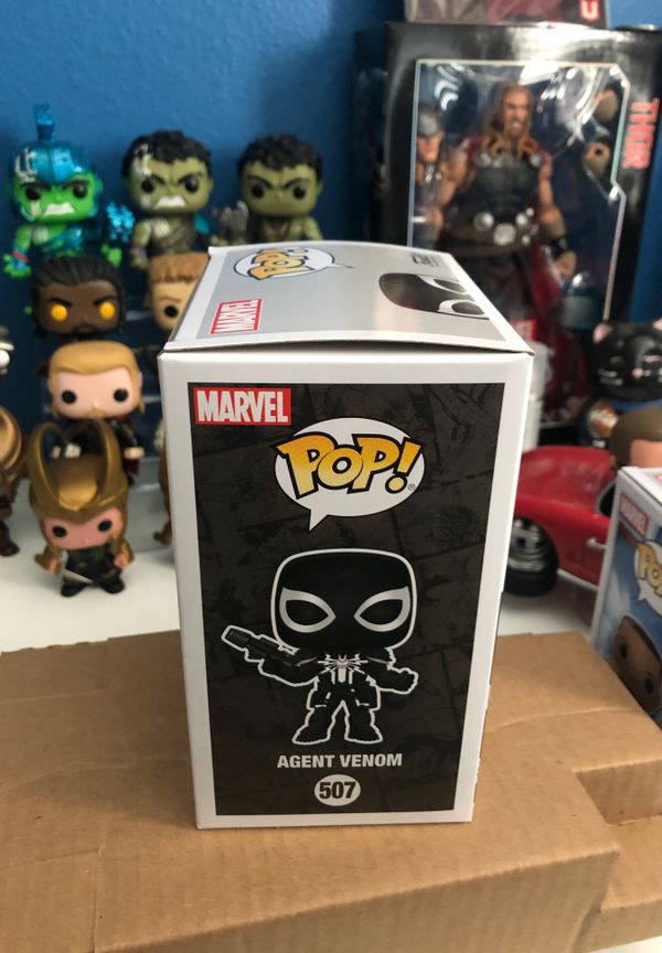 agent venom pop in a box