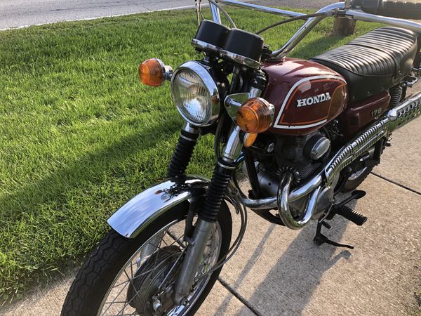 1972 Honda CL175 Scrambler Motorcycle for Sale in 