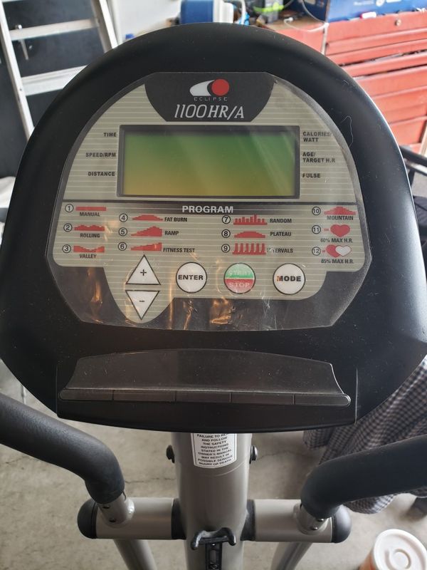 Elliptical machine. Eclipse 1100 hr/a for Sale in San Jose, CA OfferUp