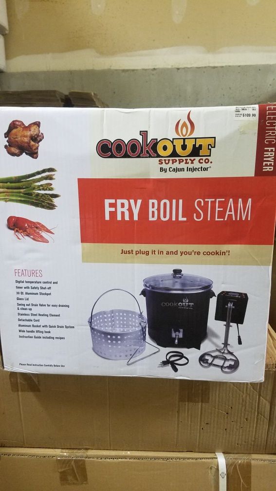 Cookout Supply Co. Electric Turkey Fryer by Cajun Injector for Sale in
