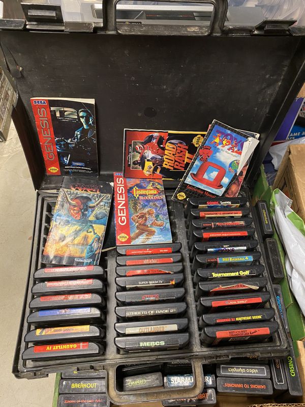 If You Have Any Old Nintendo, Sega Video Game Cartridge Games Laying 