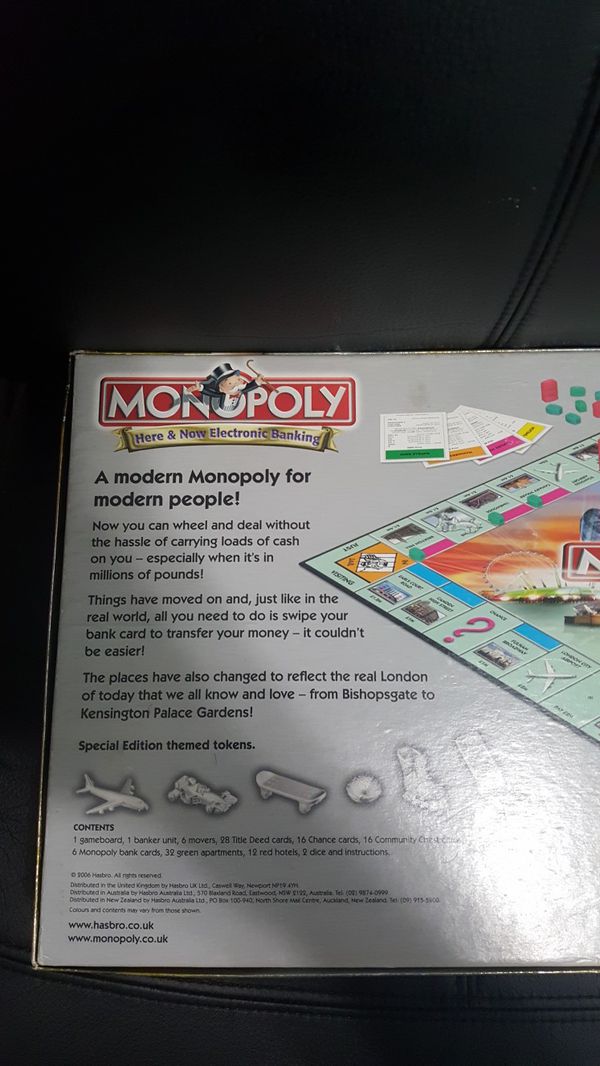 monopoly credit card version
