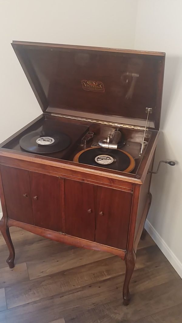 antique victrola record players for sale