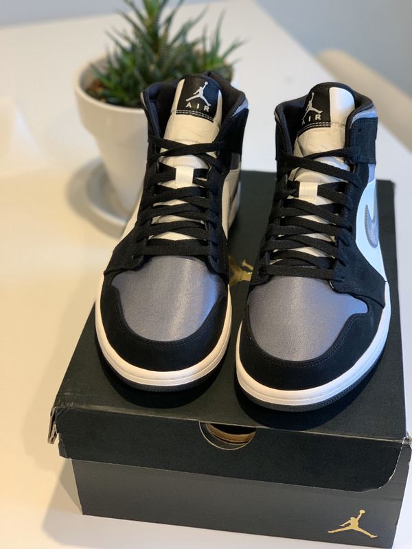 aj1 black and grey