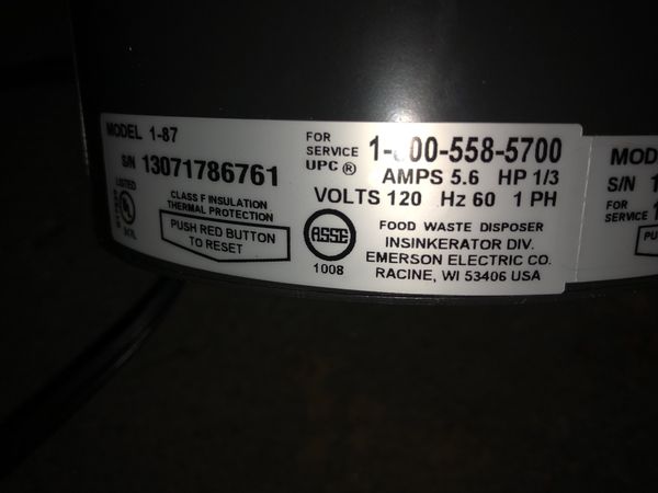 Badger Garbage Disposal for Sale in Des Moines, WA - OfferUp