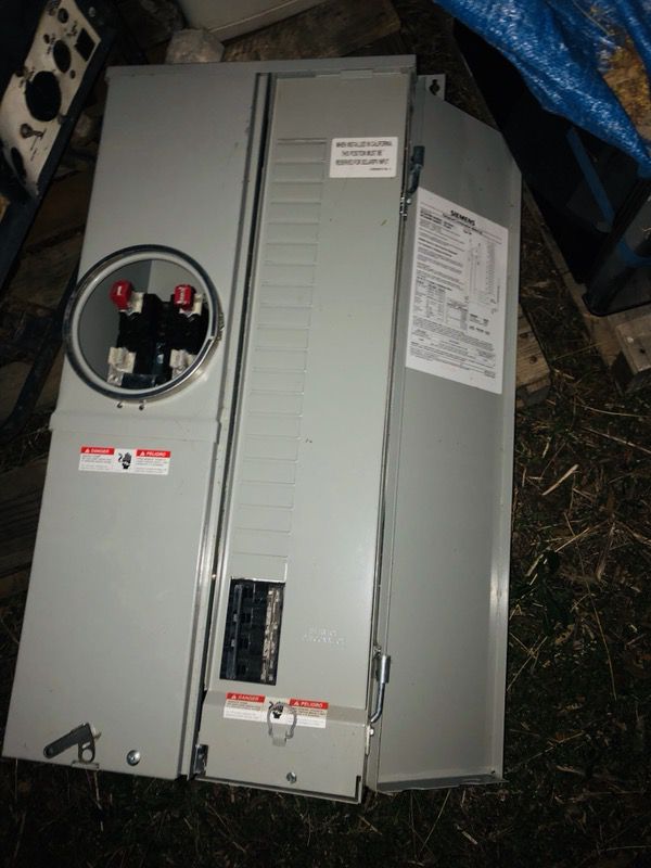 siemens generator ready meter panel