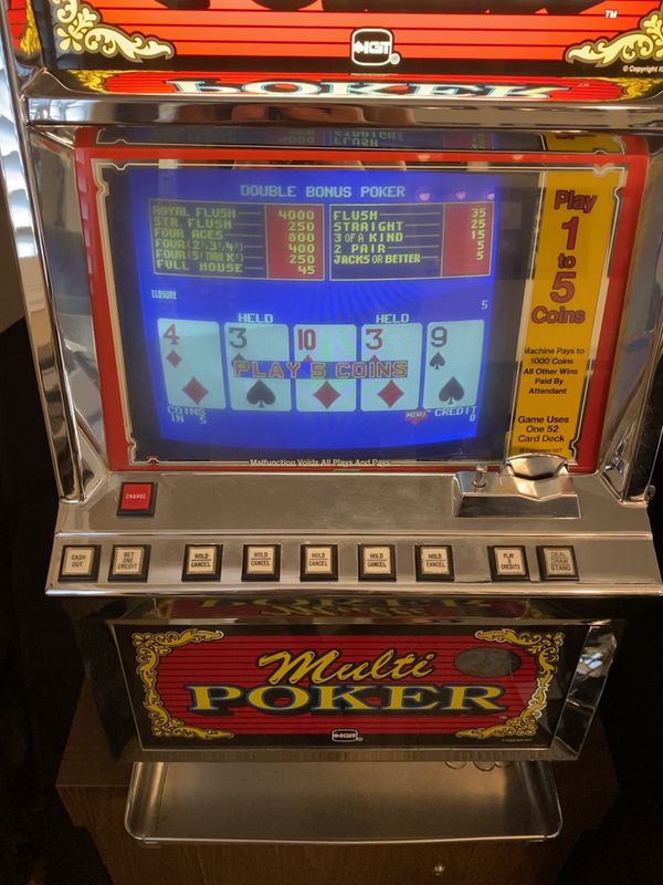 igt wheel poker machine for sale