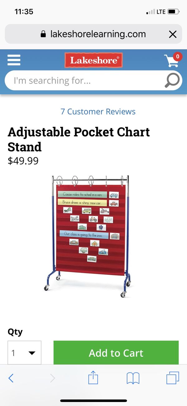 Lakeshore Pocket Chart Stand