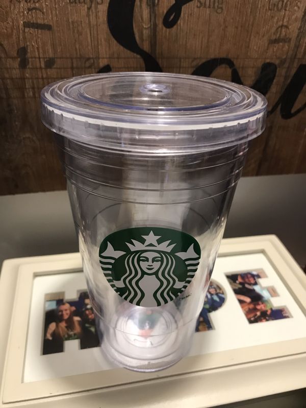 starbucks glass water cup