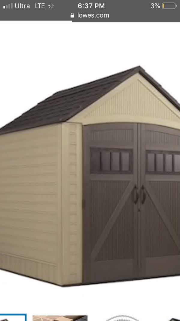 Rubbermaid Roughneck XL 7â€™x7â€™ storage shed for Sale in 