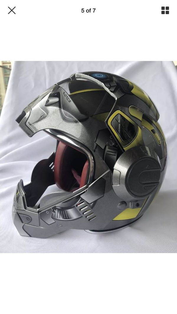 Bumblebee transformers style Motorcycle helmet large for Sale in Spring